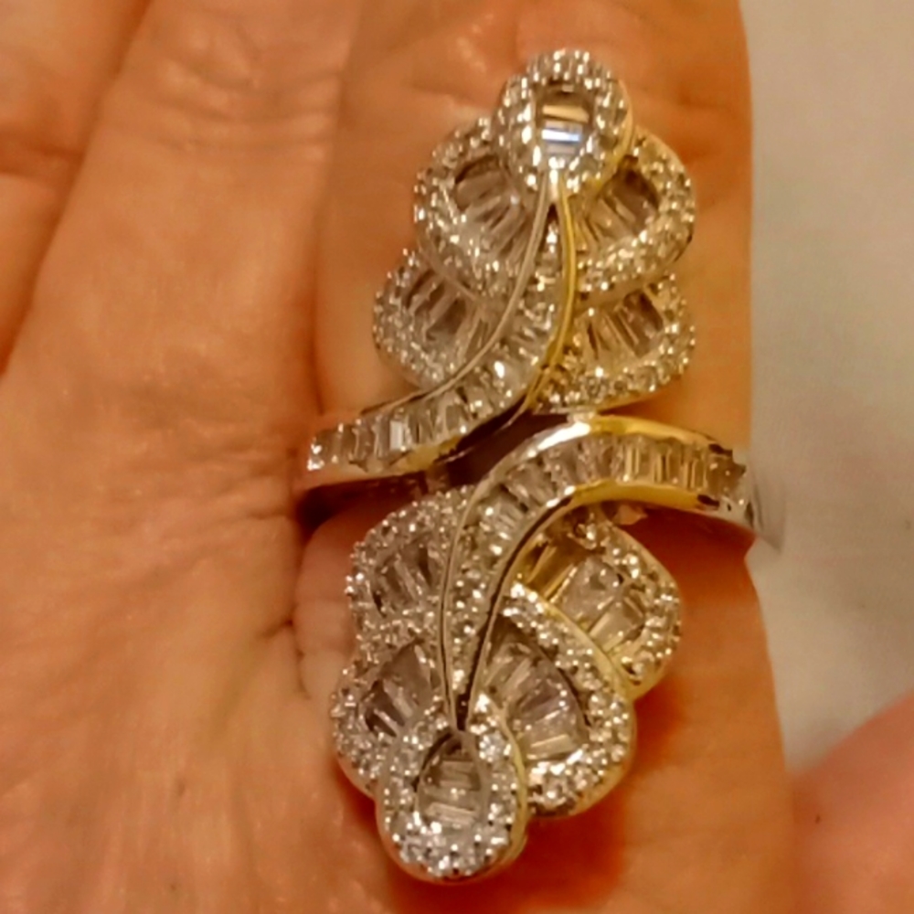 New zircon sterling silver  ring